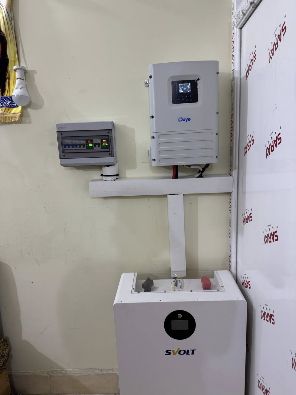 تم تنصيب منضومة طاقة شمسيه في محافضة ديالى قضاء بعقوبة منطقت خرنابات المنضومه سعتها 16امبير ليلي نهاري في دار الاخ سيف القيسي


**إذا كنت صاحب هذا الإعلان وتريد حذفه لأي سبب، رجاءا أرسل رسالة إلى الدعم الفني**