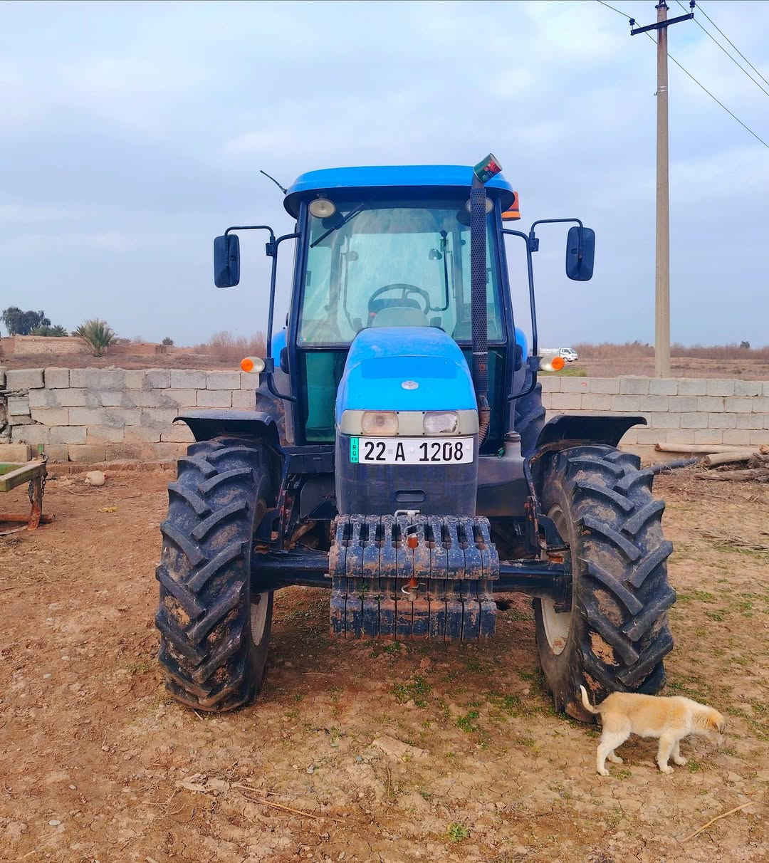 تركتر نيهولند حجم 100 موديل 2011 رقم أربيل سنويه جديده بسمنه ***********
