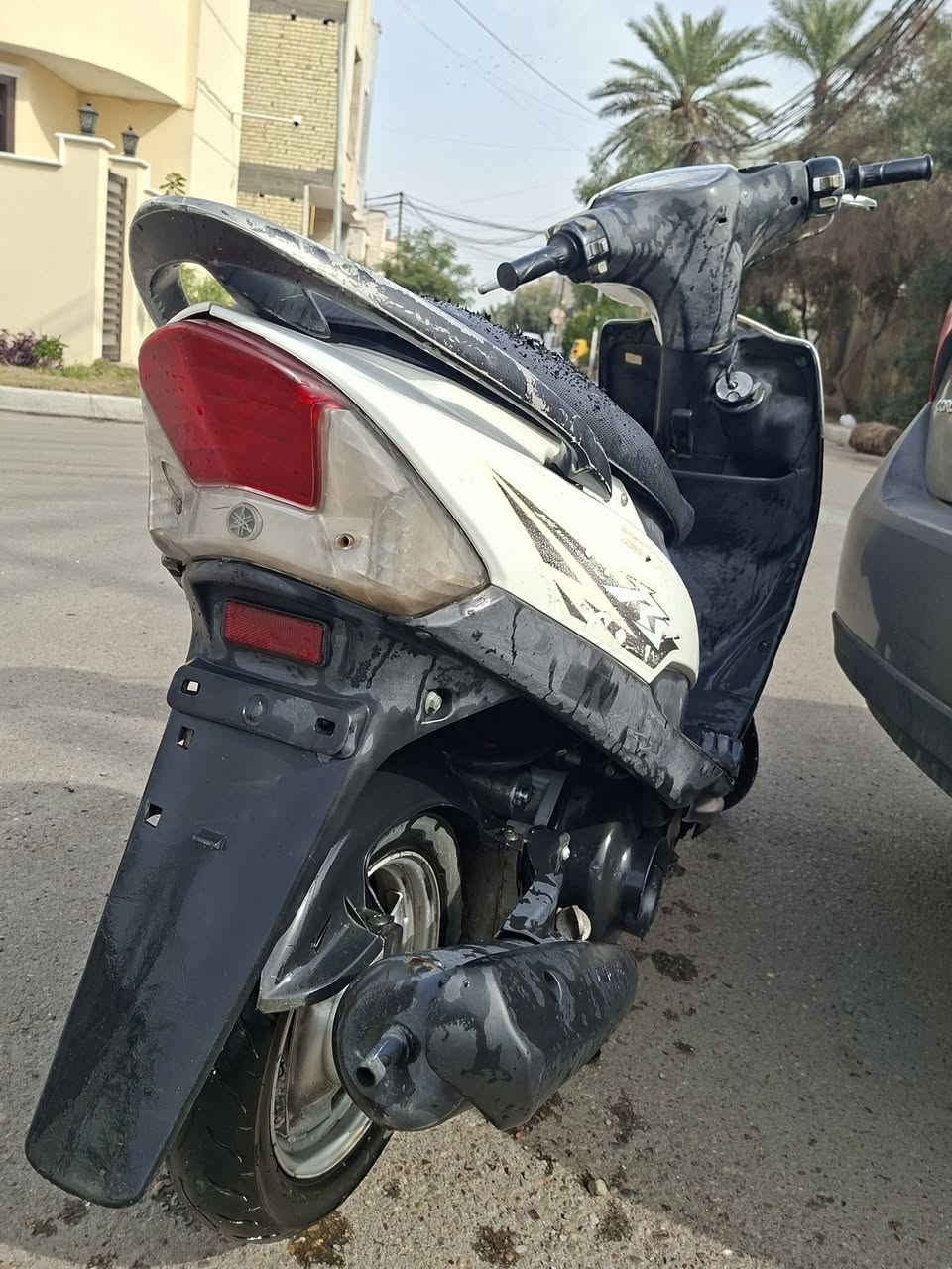 ماكس عدله 120
مكينه خرسه معدله قوي  
دبلات جديده دراجه ناعمه كلش 
نكره سلف 
هندر واحد 
نقصه بريك امامي 
مكاني بغداد صليخ 

550 بيه مجال 
***********
