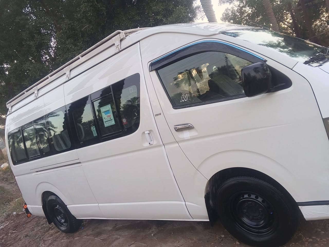 هايس 2010 مكفوله ما عدا خياس قليل قدام تاير الور اء جهه العبري والباقي كفاله سونار دشمه شلي درع امام الخلفيه وبيه خط نجف مهران العنوان الديوانيه الشاميه رقم التليفون ***********
