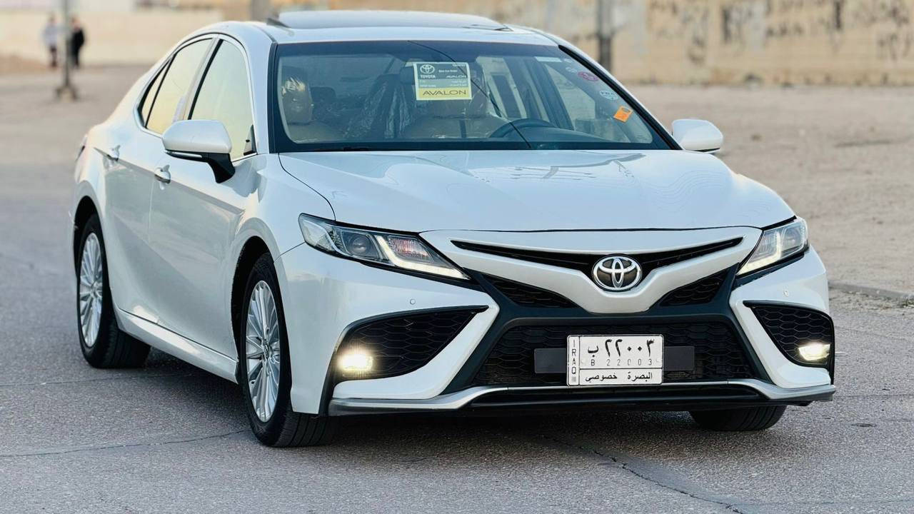 كامري 2019 خليجي GLE فول مواصفات 1/1 
ألون صدفي رقم بصره مميز سنويه 2028 تحويل ثاني يوم بيه قطعتين صبغ بيبان صفحه العبري بدون ضربه اثر شخط بسيط مكينه وكير وحداده تخم تاير اي نقص مابيه ماشيه 108 كم السعر 188$ورقه مجال بسيط 
عنواني البصره ***********
