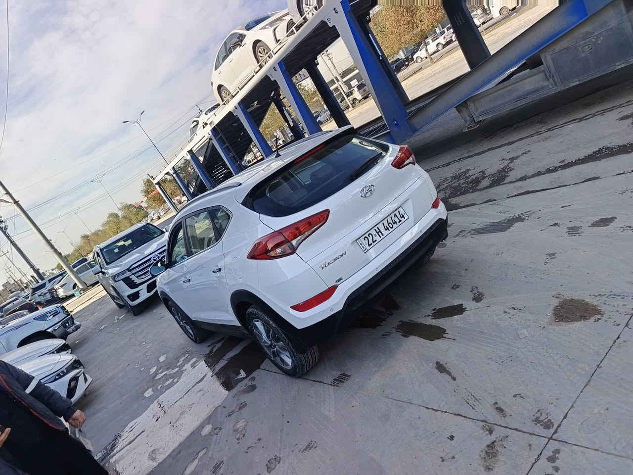 سلام عليكم توسان خليجي كفاله عامه موديل 2018سياره كلش حلو وجديده تحويل وكاله بشرط  سعر 185وبيه مجال مكاني الحله الحمزه الغربي تواصل ***********
