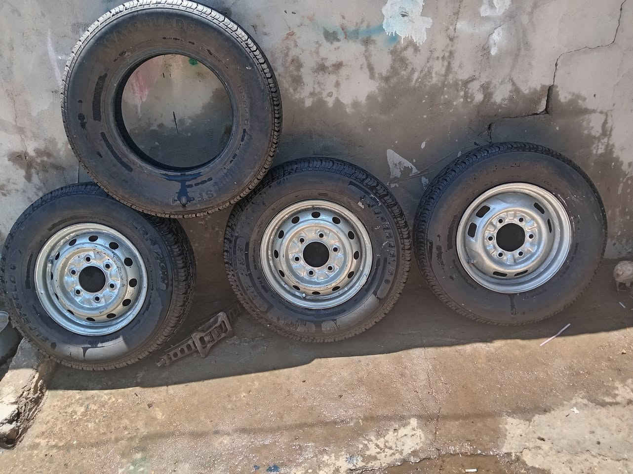 سلام عليكم تخم تاير جديد مال كيا حجم14السعر 250وبي مجال هوه وياله مكاني كوت ***********
