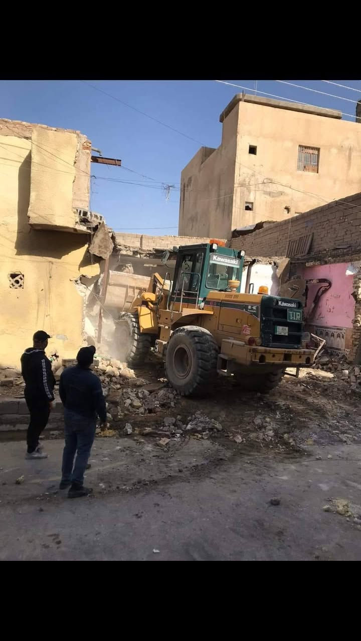 كادر هدم تفليش الدور ورفع الانقاض  وقطع البيوت المشتركه تفليش كافة المنازل والبنايات في بغداد ***********
