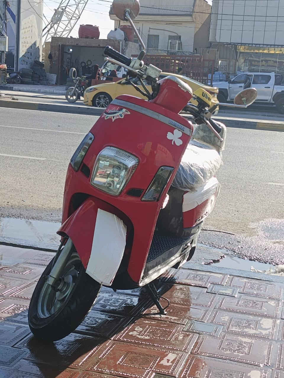 سلام عليكم  مصطره 2012 دراجه نضيفه جيب فيتر. وياك المطور كلش نضيف. برغي مامفتوح بيهه السعر واحد وبيهه مجال بصيط وبيك خير ودلل. الاستفسار على ***********
