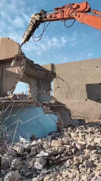 تفليش مباني • رفع انقاض • ديالى