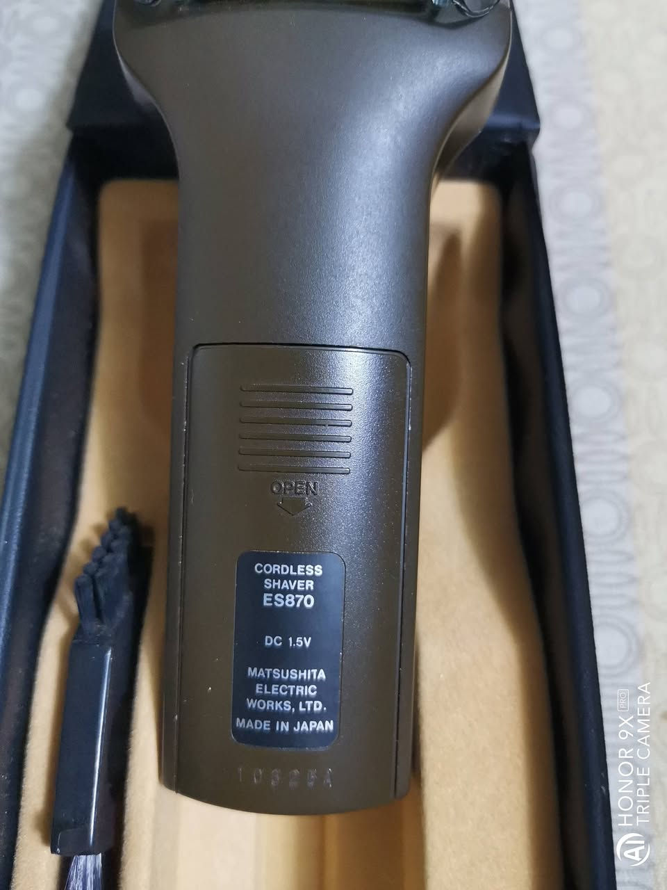 مكينة حلاقة National رجال اعمال ماركة Super Razor صناعة يابانية MADE IN JAPAN. لوك غير مستخدمة فحص فقط شغالة بالكامل باتري وسط مع العلبة الخاصة والفرشاة.. السعر 40 الف


**إذا كنت صاحب هذا الإعلان وتريد حذفه لأي سبب، رجاءا أرسل رسالة إلى الدعم الفني**