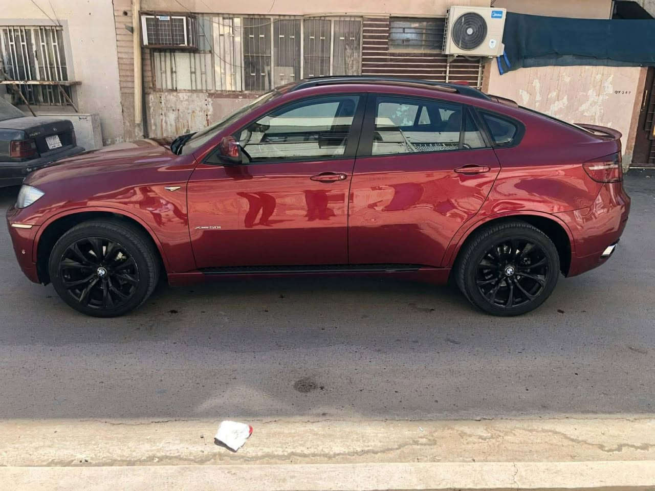 بي ام N55 X6 تون توربو 3.5 فول مواصفات VIP المعروفة تبريد قطعتين داخل جلد موديل ٢٠١٢ ماشية ٢٠٠ الف وكالة عروش مابيها حادث بس الباب الخلفي بي صبغ وبيها طخة بالجاملغ ما مصلحها ترجع بارد السعر 22 الف وبيها مجال السيارة ستخدام شخصي جاهزة من كلشي اعطال صفر للتواصل 

ما متواجد عالفيس اتصال فقط 
***********
