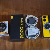 POCO x7pro  كامل ملحقات   الجهاز مكفول ونضيف   ما مفتوح ابد   ذاكره 51...