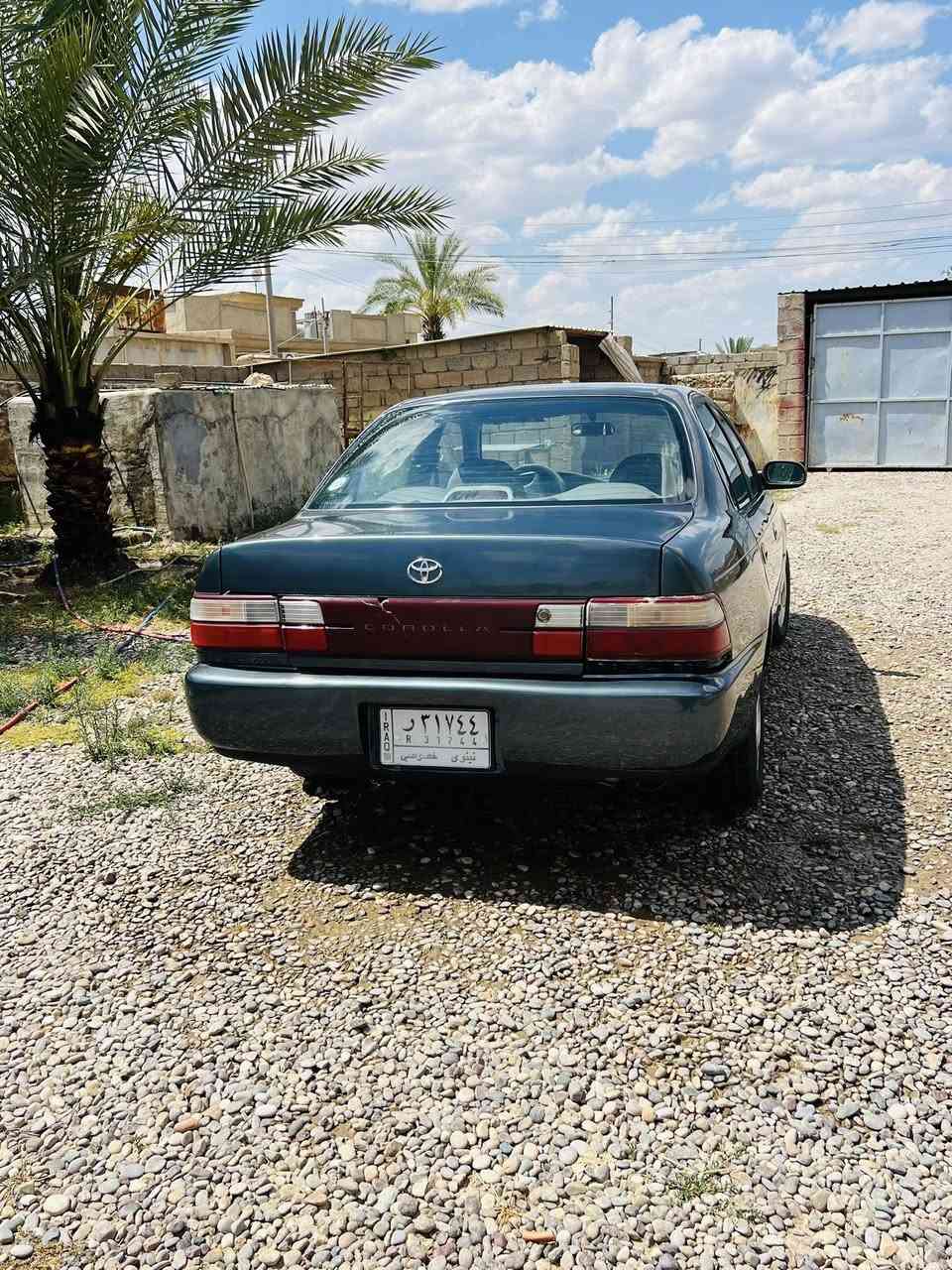 كورلا ٩٤
طخم تاير صدر ويل كب 
سنوية جديدة 
بيها طخة بسيطة بالجاملغ الامامي اليسار فقط 
رشيتها عام على ايدي اثر جراد 
سيارة جاهزة . المحرك بي دخن بداية التشغيل

تبريد شغال 

***********

50 وبيها مجال
