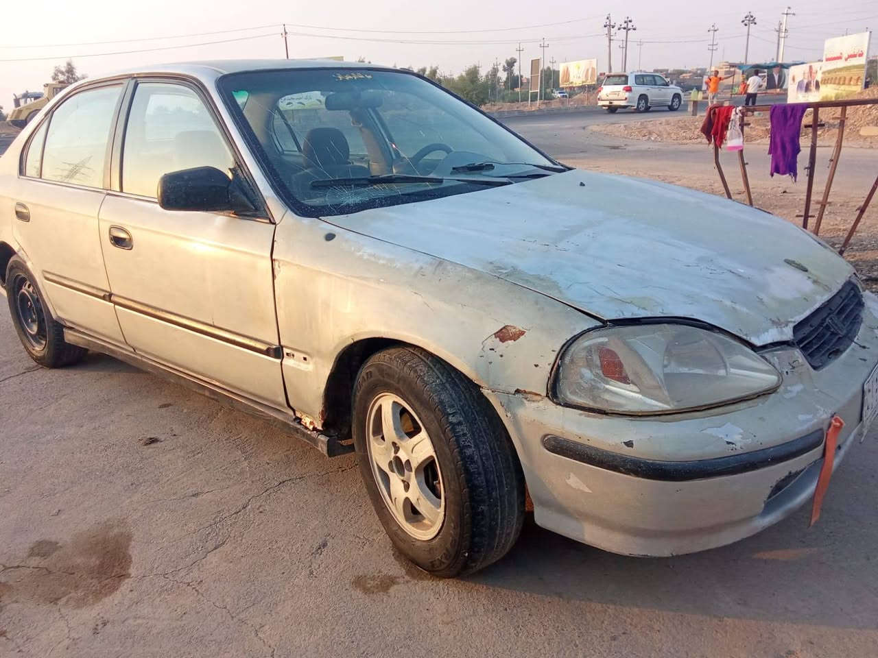 هوندا سيفك موديل ١٩٩٦رقم الماني ديالى السنويه نافذه ٢٠١٩راعيها بخانقين مااندله بيها صوت بالكور ونقص باور ستيرن گير عادي جيد  والباقي شوف العين السعر ١٢ورقه موجود عالواتساب ***********
