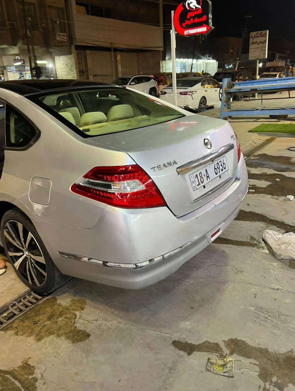 سلام عليكم
نيسان تيانا 2010 مكينة 6 سلندر x2500
رقم بابل انكليزي بأسمي
المواصفات / بصمة بانوراما قطعتين بس القايش يرادلة تبديل مري شفط تبريد قطعتين كشنات كهرباء + تدفئة كشنات كامرة موجودة بيهة بس يرادلهة ربط السياراة بيهة صبغ مثل ما موضح بالصور بالسونار
السعر 74 وبيهة مجال بسيط مكاني بغداد حي الجهاد الملحانية للأستفسار ***********
