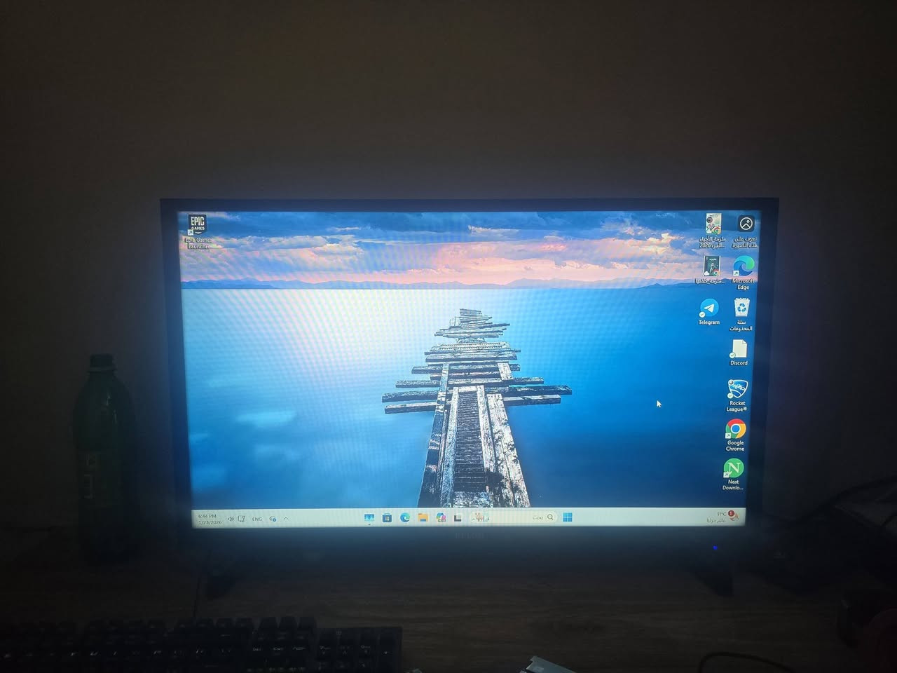 • ​المعالج (CPU): Intel Core i5-9400F
• ​كرت الشاشة (GPU): NVIDIA GTX 1660 Super
• ​الرام (RAM): 16GB DDR4 2400MHz
• ​اللوحة الأم (Motherboard): MSI B365M PRO
• ​التخزين (Storage): * SSD: 240GB (للنظام والسرعة) 
• ​HDD: 2TB (للتخزين والألعاب)
• ​مزود الطاقة (PSU): 600W
• ​الكيس (Case): كيس قيمنق حجم كبير
• ​التبريد: مبرد هوائي للمعالج + 7 مراوح (ملاحظة: 3 مراوح تحتاج تبديل)
​🎧 الملحقات الشاملة:
• ​الشاشة: Kelon حجم 32 إنج (أصلها تلفزيون HD) 60fbs
• ​السماعة: HyperX Cloud II (الأصلية)(جديده)
• ​الكيبورد: Redragon (نسخة قوية)
• ​الماوس: ماوس قيمنق
• ​اليد: يد تحكم Gamesir
• ​الـ UPS: نوع UPS 2000 (جديد)
​
• ​الحالة: استخدام شخصي نظيف جداً، الجهاز يشغل أغلب الألعاب بأداء ممتاز.
• ​السعر: 600 ألف دينار عراقي.
• ​الموقع: بغداد - بغداد الجديدة.
• ​للتواصل: *********** (متوفر واتساب ✅).
. سبب البيع التطوير
