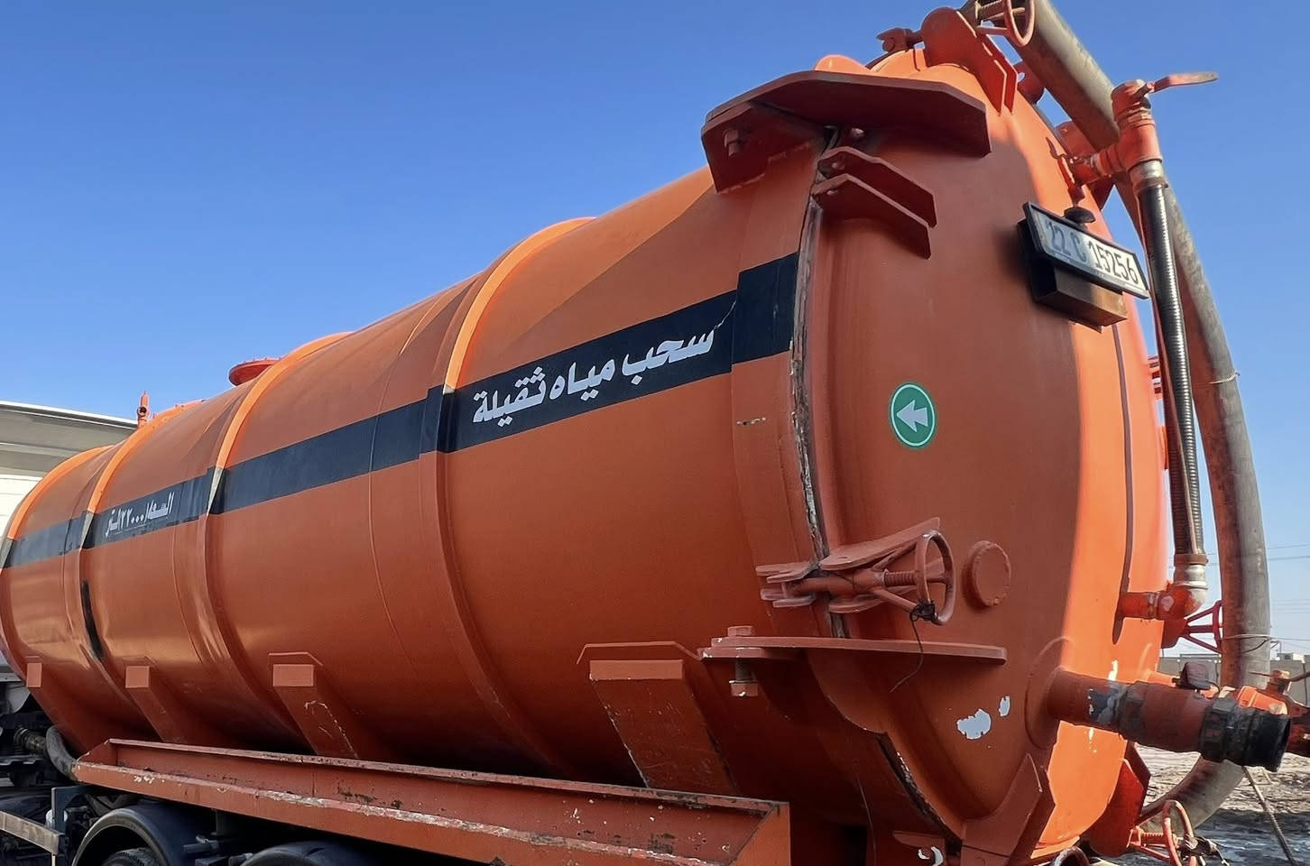 سلام عليكم للبيع تانكي سحب مجاري تانكي بلادي جديد 22طن شراي يتصل (***********)سعر(65) بي مجال ￼
