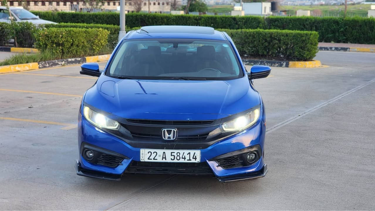 Honda civic 2017
هۆندا سیڤیک ٢٠١٧
بەسمە
شغال 
تەحدید سرعة
سوكان ڤۆلیوم
برێک بەسمە
سێ مۆدی لێخوڕین (نۆڕماڵ، سپۆرت، ئیکۆ)
ئۆتۆ هۆڵد
 سڵاید
دوو کامێرا 
مەکینە ٢.٠ بێ تۆربۆ
گێر ئۆتۆماتیک
سەنەوی و ژینگە و ڕێگاوبان ی تا 2028 تازەیە 
بە شەرتی تەحویل 
یەک چەمەلەغی بۆیاخە 
نرخ :104 قفڵ 
شوێن : سلێمانی
‏*********** السليمانية, العراق
