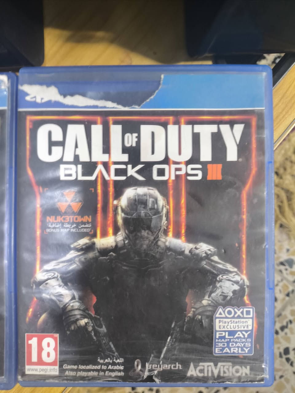 ps4 pro اعلى نسخة ذاكرة 1 تيرا ما مفتوح كامل ملحقاتة  كارتونه و يدة الاصلية و كيبل التشغيل و وياي يدة اصلية هدية و قاعدة و تبريد بنفس الوقت و ثلاث العاب gta5 و call of duty و فيفا 21
العنوان بغداد العامرية
300 الف


**إذا كنت صاحب هذا الإعلان وتريد حذفه لأي سبب، رجاءا أرسل رسالة إلى الدعم الفني**