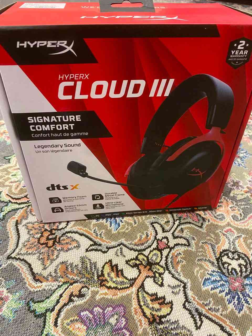 سماعه Hyper X Cloud lll جديدة ليس open box للبيع السعر 95 الف العنوان بغداد


**إذا كنت صاحب هذا الإعلان وتريد حذفه لأي سبب، رجاءا أرسل رسالة إلى الدعم الفني**