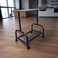 طاولة متحركة متعددة الاستخدامات بعجلات  الاستخدامات:  مثالية كمكتب جان...