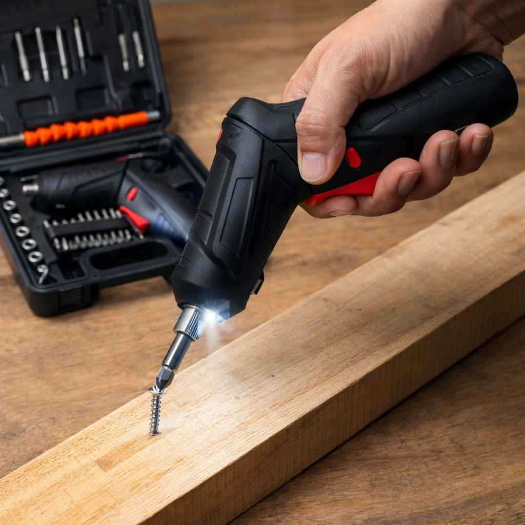 طقم مثالي لجميع أعمال الصيانة
المنزلية القوية والخفيفة
يتضمن مفك كهربائي قابل لإعادة الشحن وعدد كبير من الرؤوس المختلفة لتتناسب مع جميع أنواع البراغي والتثبيتات

 سهل الاستخدام وخفيف الوزن، مصمم لتوفير أقصى راحة أثناء العمل

يُستخدم لتجميع الأثاث وتصليح الأجهزة المنزليةو فك وربط البراغي، الأعمال اليدوية، وصيانة السيارات الخفيفة

 مزود بوصلة مرنة للوصول للأماكن الضيقة بسهولة.

يحتوي الطقم على:
– مفك كهربائي قوي بقبضة مريحة
– ٣ رؤوس حفر مختلفة
– ٦ رؤوس طويلة متعددة الاستخدام
– ١٢ رأس سداسي بأحجام متنوعة
– ٣ مجموعات رؤوس صغيرة (أكثر من ٢٠ رأس) تشمل رؤوس مسطحة، نجمة، مربعة، وhex
– وصلة مرنة للوصول للأماكن الصعبة
– شاحن كهربائي للمفك
– حقيبة بلاستيكية منظمة وسهلة الحمل

قابل للتحويل من شكل مسدس الى شكل مفك
 البطارية: قابلة لإعادة الشحن
الخامة: بلاستيك مقوّى ومعدن مقاوم للصدأ بغداد, العراق


**إذا كنت صاحب هذا الإعلان وتريد حذفه لأي سبب، رجاءا أرسل رسالة إلى الدعم الفني**