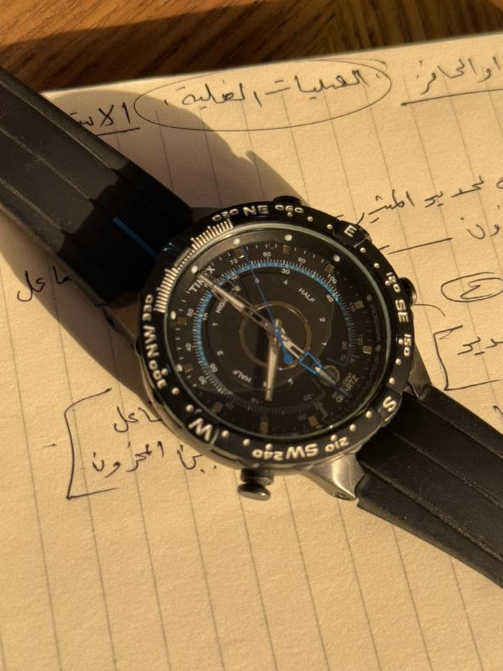 ساعة أصلية Timex Intelligent Quartz✨
🔹 الموديل: بوصلة + مقياس حرارة + مد وجزر
🔹 النوع: كوارتز – بطارية
🔹 الحالة: نظافة ممتازة
🔹 مناسبة للرحلات والأنشطة الخارجية
🔹 مقاومة للماء

📌 ملاحظة: لسنا تابعين لأي شركة أو علامة تجارية، نحن اسم مستقل فقط.

📞 للتواصل:
***********

🚚 يوجد توصيل مجاني لجميع محافظات العراق الحبيب
💰 السعر: 185 دينار شامل التوصيل
