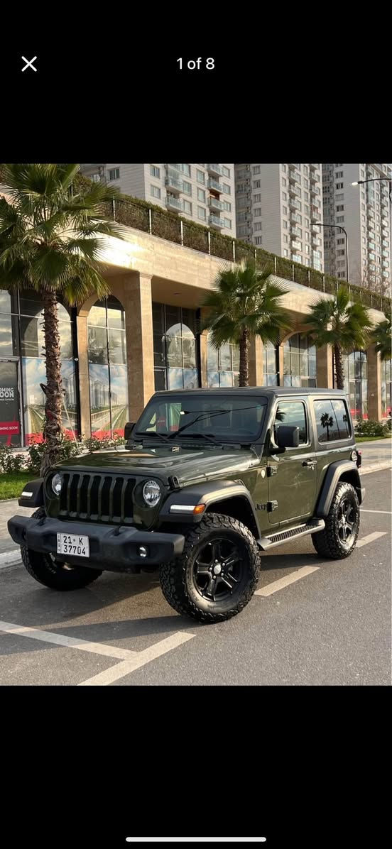 Jeep wrangler 2021
‎مواصفات sport 
‎ماشییە 59 الف مایل 
‎بدون صبغ بدون بارد بدون دواخل الحادث بس التایر سکن و الباقی مکفول 
گیر مکینة کولا بشرط
***********
