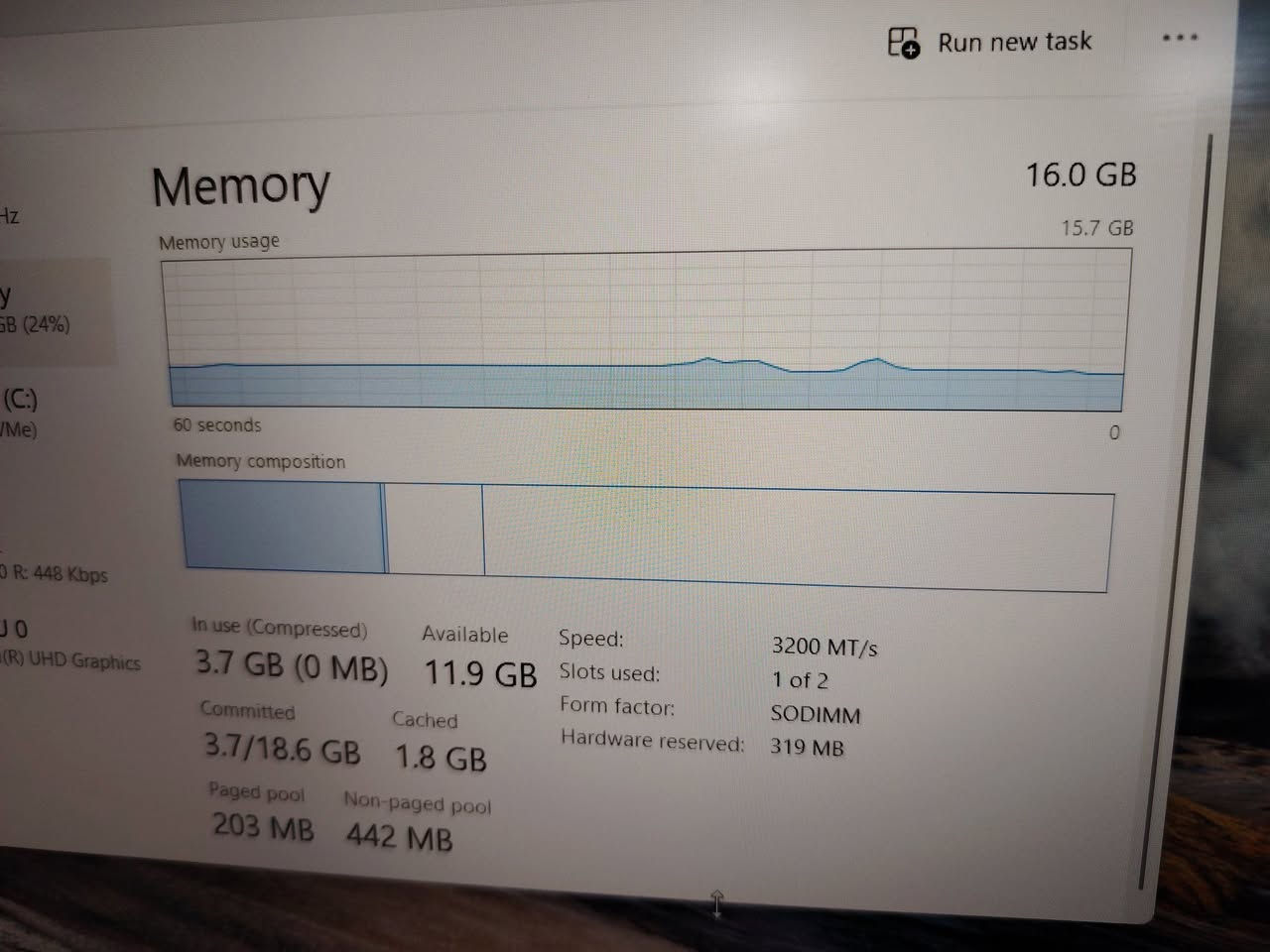 المنشور الثاني.
لابتوب جديد جديد بدون باكيت اجتني
اسمها lenovo thinkpad E16
كوري 7 فئة H رام 16  هارد 512 شاشة حجم 16 بوصة  كارت شاشة داخلي 
للبيع ب800 الف
شراي تفضل خاص وتدلل
رقمي ***********
