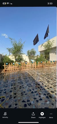 مساحه 625 الزال 30 واجهيه 20 طابو ملك صرف زراعي البناء 240 طابوك يتكون...