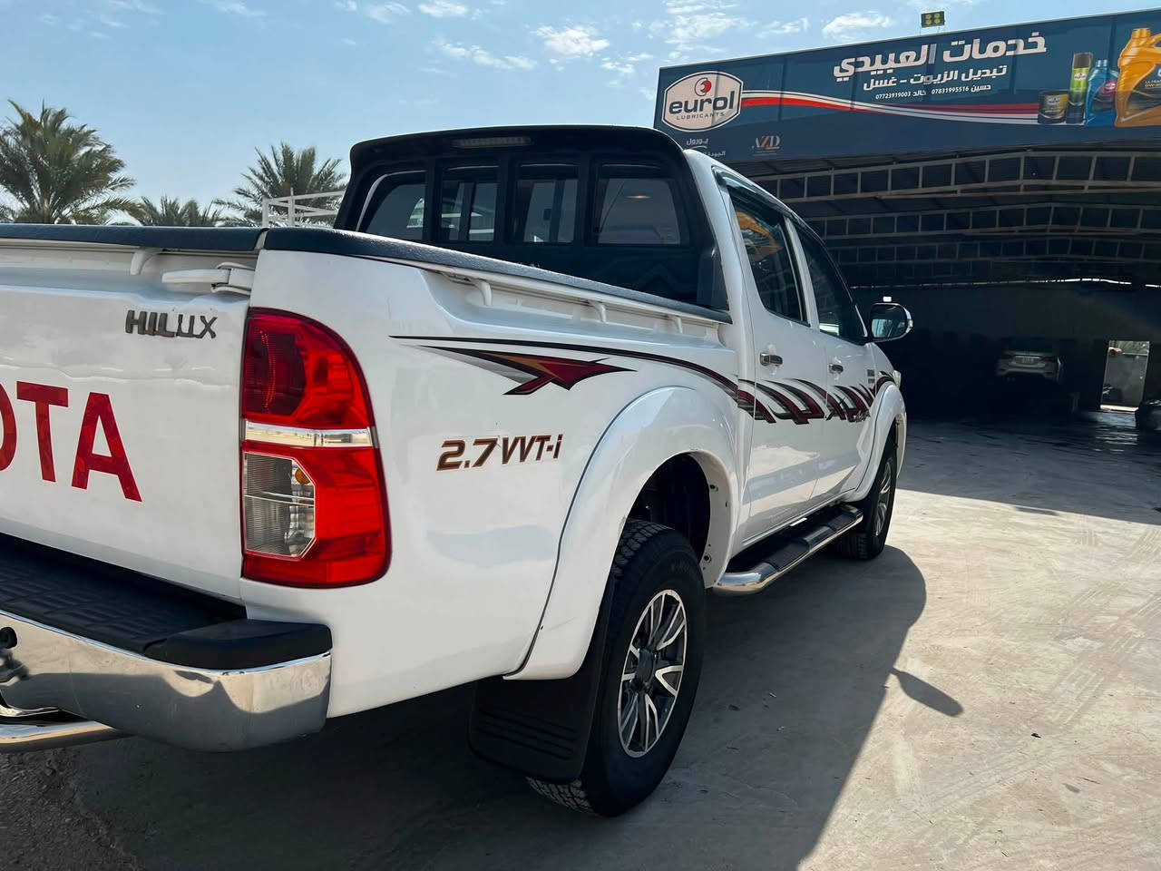 السلام عليكم
موديل ١٤ ام البطل مكفوله من الصبغ والتبديل بيها بارد مكانين 
السيارة جاهزة من كلشي ونضيفة تخم تاير حداديه محرك وكير كفاله مابيها اي مصرف.. مكانها واسط السعر ٢١٠$ بيها مجال بسيط
***********
