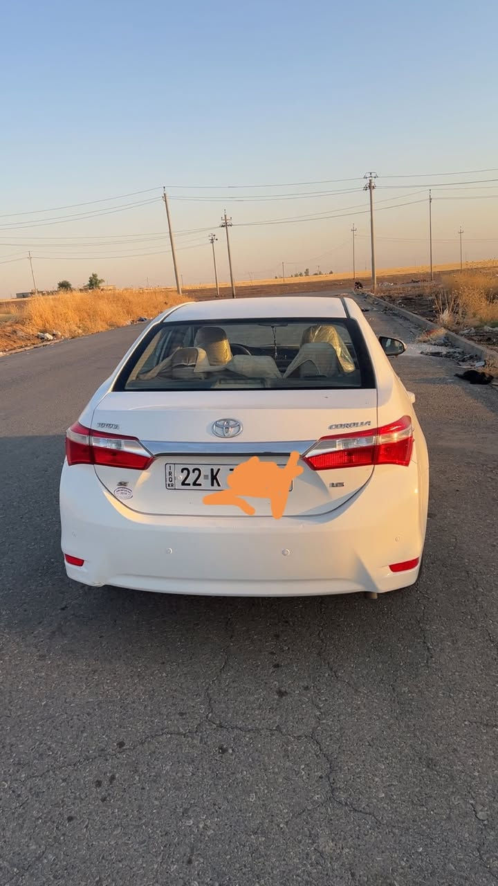 كورلا ٢٠١٤ خليجي محرك ١٦ ماشيه ١٣٠ ميل رقام جديده هزه جديده سياره بعدها ع وضع الشركه مكفوله من صبغ وتبديل والحدث بي شويه بارده بالدعاميه الخلفيه سعر ١٣٣ وبيه مجال الطيبين مكاني أربيل ***********
