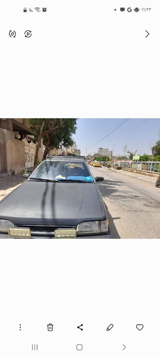 سياره مازدا ستيشن رقم بغداد دولي
بسمي مديل ٩٥  تخم اطارات باتري جديد مكانها واسط 

مركز محافظه  ستفسار  ***********  سعر٤٣  وبيها مجال 

سياره جاهزه احلى من الصور محرك حاوية ومحرك قديم موجود كير عادي خمس نمر   كهربيات كلها شغاله  جميع

الأبواب وصندوق  تتقبل ماسحه أمامي خلفي  تعمل وزراكه

ماء كذلك تعمل...
