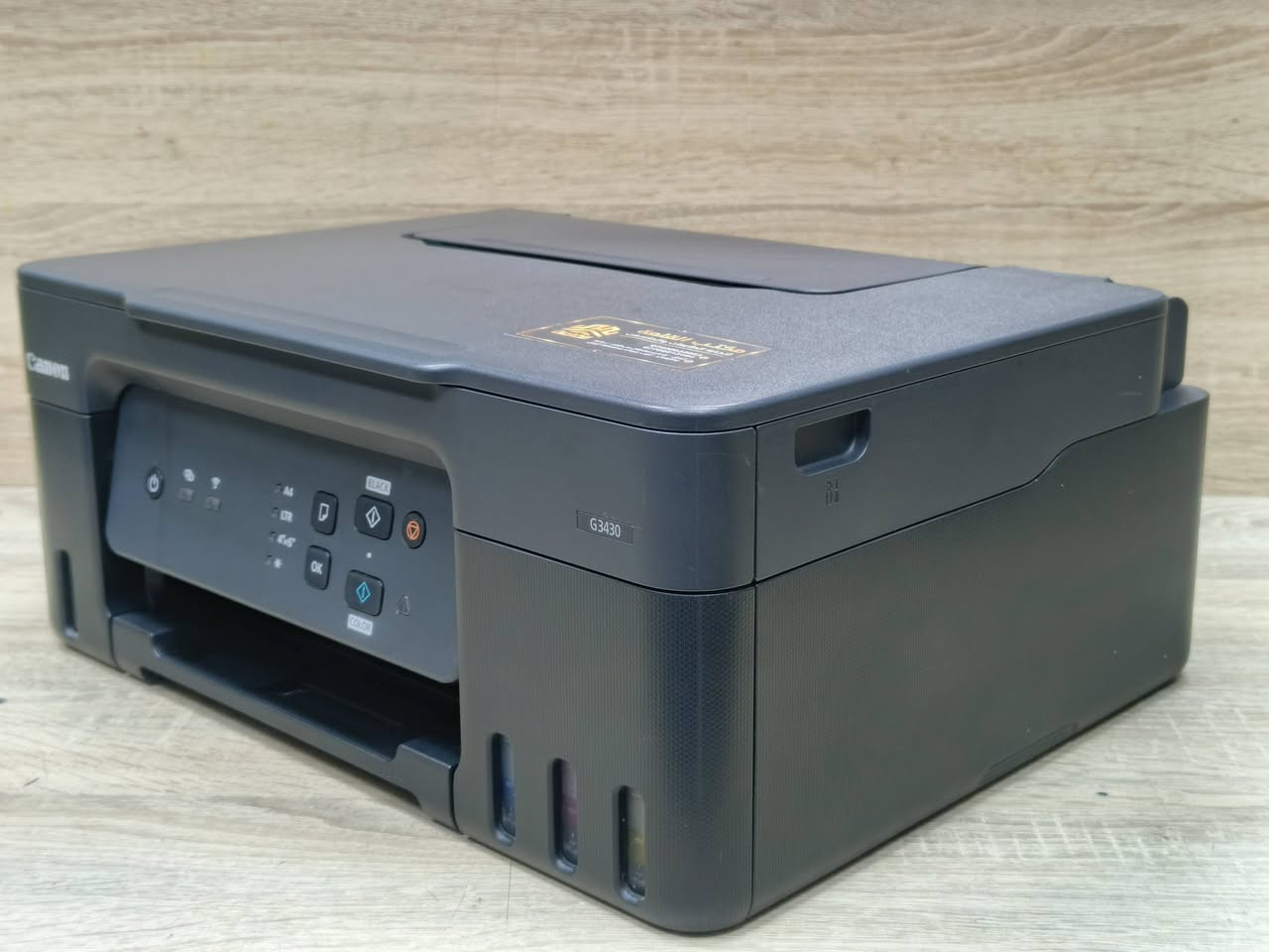 طابعة كانون موديل G3430 مستعمل بحاله ممتازة باحبار خارجية تطبع 6000 ملون و 5000 اسود وابيض سعر الحبر 10 الف لكل اللوان سرعة الطباعة 9 ملون و12 اسود وابيض وجه واحد استنساخ طباعة سكنر تحتوي علىWiFI يمكن ربطها على موبايل وتابليت ولابتوب مع امكانية طباعة صور 🚦سعر الطابعة 150 الف🚦 مع كيبل كهرباء وكيبل كومبيوتر وقرص تعريف ووصلة تشغيل على موبايل  للطلب *********** / *********** يوجد توصيل لكل المحافظات نسبة نظافة الجهاز 95% بضمان تشغيل وفحص...
#الصفوة
#طابعتي
