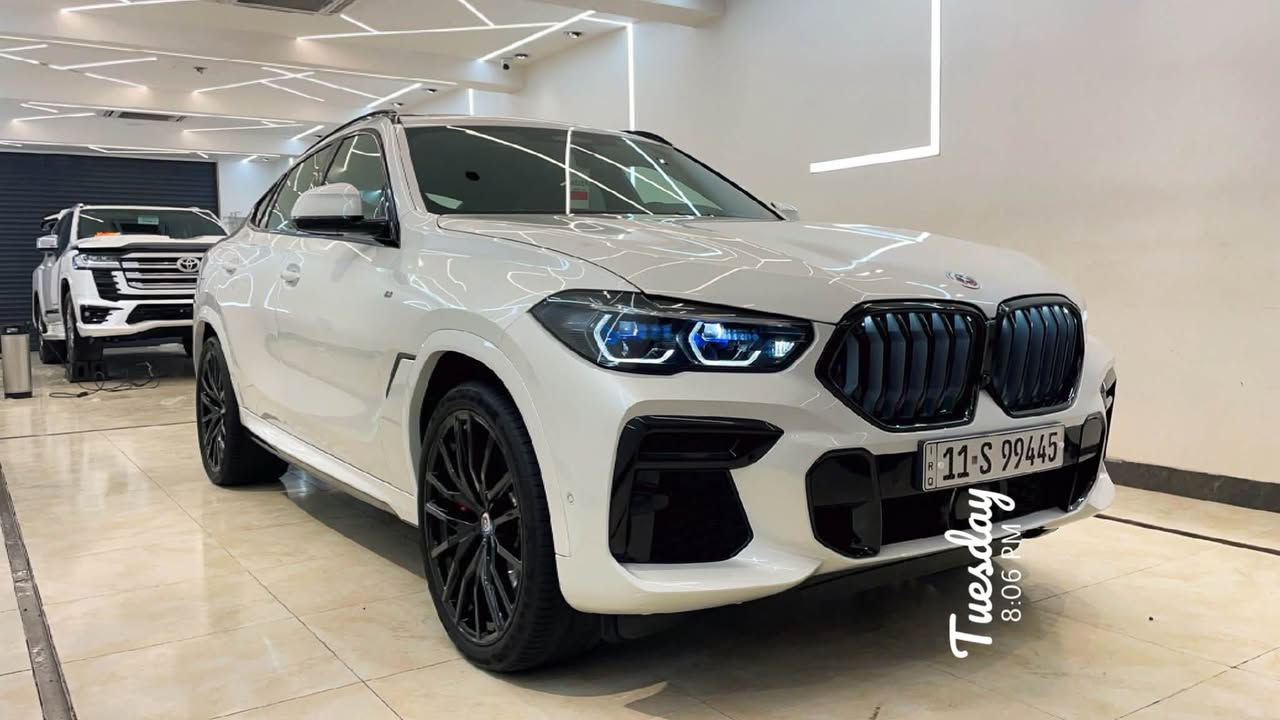 🔥 BMW X6 M50i 🔥
وكالة العروش وكالة العراق 

موديل 2023 حجم 50 

ماشيه 76 الف مكفوله كفاله
✅ محرك 8 سلندر تيربو
✅ مكفولة بكفالة عامة
✅ أعلى مواصفات (فول الفول)
✅ لون صدفي مميز وفخم
✅ سيارة نظيفة جداً وجاهزة للفحص

💎 قمارة روز رايز (نجوم سقف)
💎 شاشات خلفية للركاب
💎 سياقة ذاتية
💎 كاميرات 360
💎 هيد أب دسبلي
💎 رادارات ومثبت سرعة ذكي
💎 مقاعد جلد كهربائية مع الذاكرة
💎 تبريد وتسخين المقاعد
💎 تشغيل بصمة
💎 صندوق كهربائي
💎 نظام صوتي فاخر
💎 بانوراما
💎 ويلات رياضية قياس 22 إنج
💎 مواصفات كاملة لا تُحصى

السعر  62000$ 

📍 بغداد – نفق الشرطه معرض دار الشهم

📞 للاستفسار: ***********
