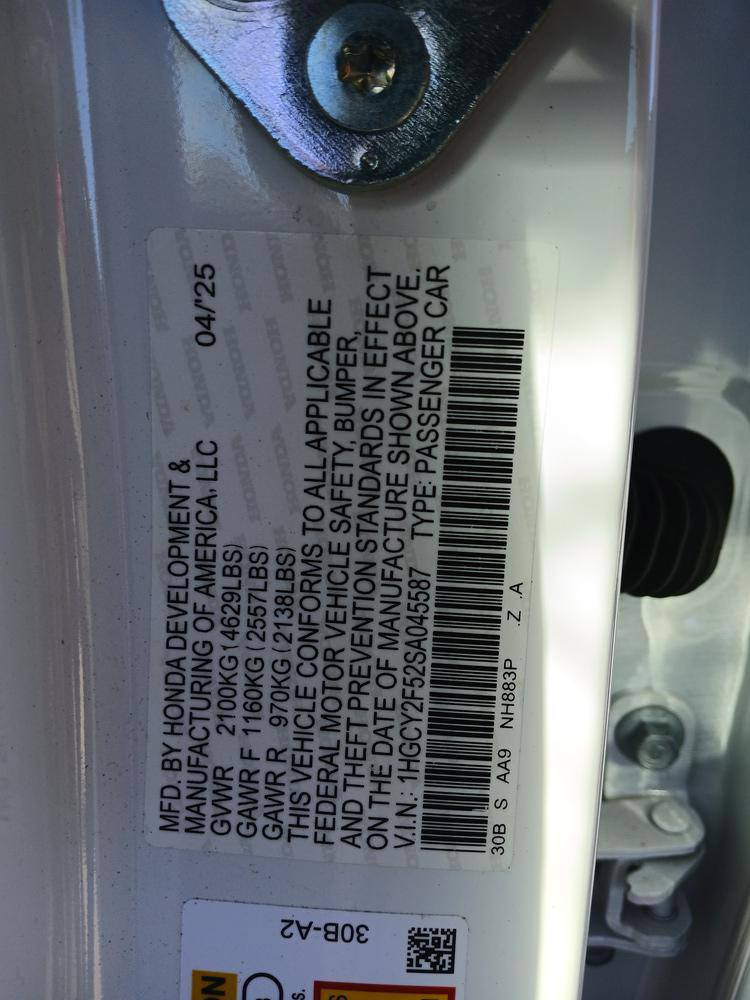 السلام عليكم
هوندا اكورد 
موديل 25 
مواصفات SPORT 
ماشيه 4000ميل
السياره حالين بعمان للبيع 
تدخل كتاب شهداء 
اي استفسار الإتصال او واتساب 
***********
