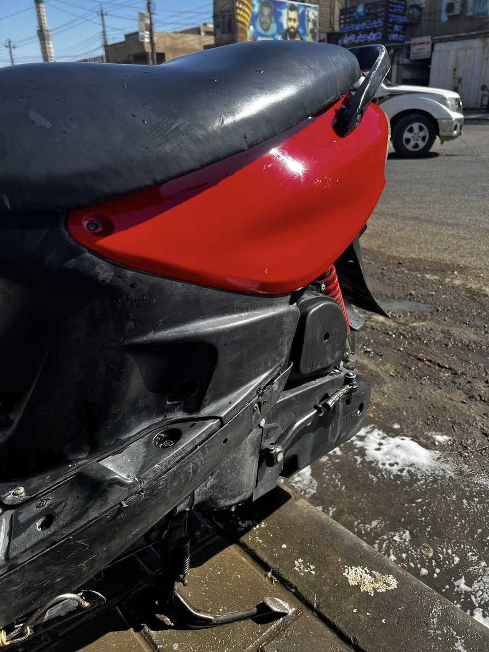 اعادة النشر بسبب الوعود الكاذبه
ماكس قجمه بلاديه ممفتوحه جيب فيتر وافحص كلشي شغال نكره سلف كهربائي كله شغاله دراجه مال رمبه برغي ممفتوح بيه
سعر425
عنوان بغداد الشعب شارع عدن 
اتصل فقط ***********
