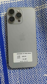 آيفون ١٥ برو ماكس • ٢٥٦ جيجا • بطارية ٨٧٪