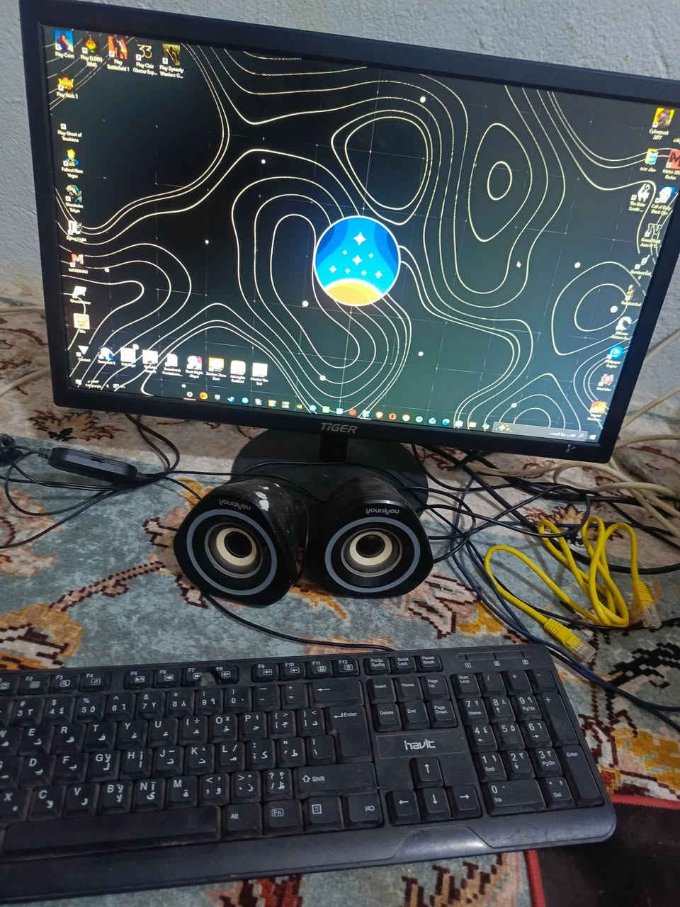 سلام عليكم
تحميعه كاملة مكمله للبيع 
المواصفات
i3 10100
m.b h510 m
ram 16 3200
gtx 1660s
hhd 2t
ssd 128
power 650 
case mini
الشاشة
monitor 24 70hz ips
يو بي اس 
ups 3000va
مكاني النجف وياها جوستكين ثنين مال xbox 360


**إذا كنت صاحب هذا الإعلان وتريد حذفه لأي سبب، رجاءا أرسل رسالة إلى الدعم الفني**