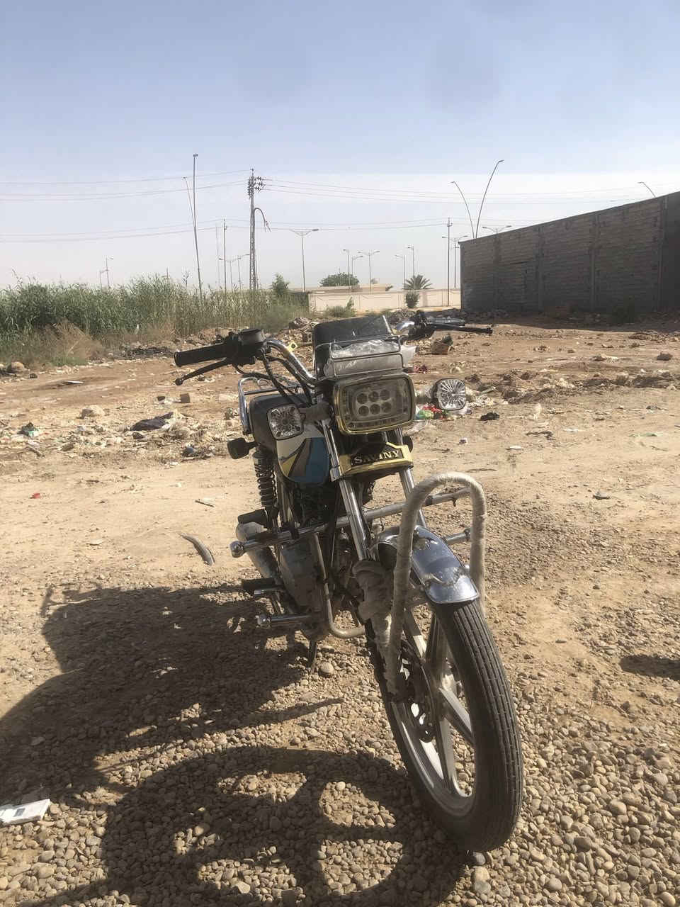 السلام عليكم دراجه للبيع بس بيها صوت بالمحرك صوت ما ادري شنو هو سعر 350
