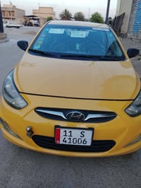 مره رخصت ابو الدمن سياره اكسنت موديل2015 طخه بل جامل الامامي ورصعه بسي...