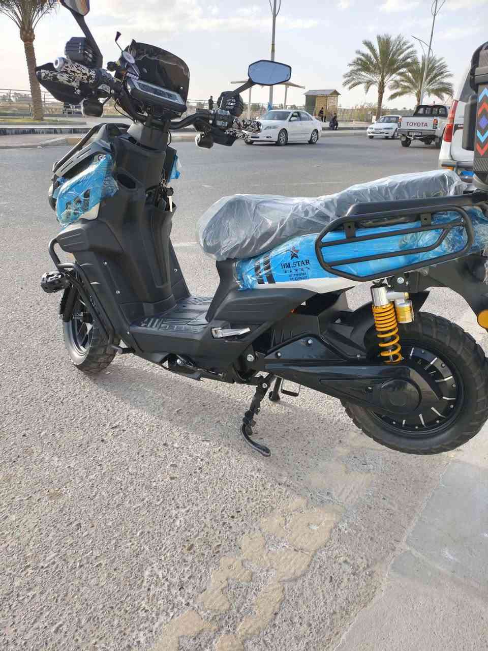 .
سلام عليكم  دراجه اباجي مستخدم شهر او نص  حيل نضيفه  بل حقيقه انضف
مكاني فلوجه. 
سعر مليون او50 الف او بيه مجال 
رقم ***********
