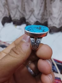 فيروز  نيشابوري حجر ايراني أصلي وصياغه عراقي خا لصه 925 للبيع سعر 100و...