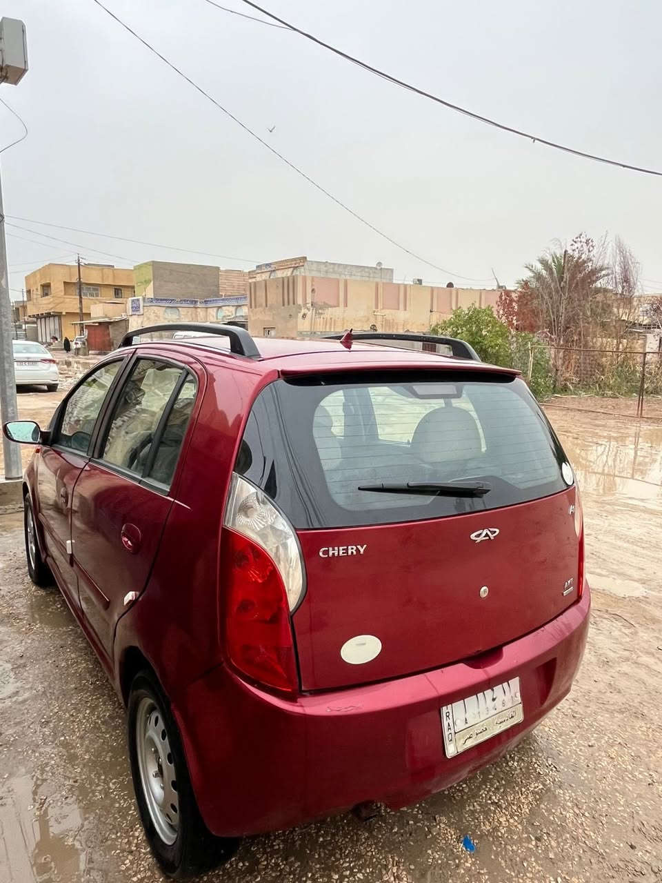 سلام عليكم للبيع شيري A1 رقم قادسيه تحويل مباشر
كير كهربائي 

تبريد شغال 
مكينه شغاله 
رقم قادسية 
بيه صبغ مكانات بسيطه بدون ضربة ولا تبديل 
سياره حلوه جاهزه 
للستفسار *********** مكان السياره حله 
السعر 28
