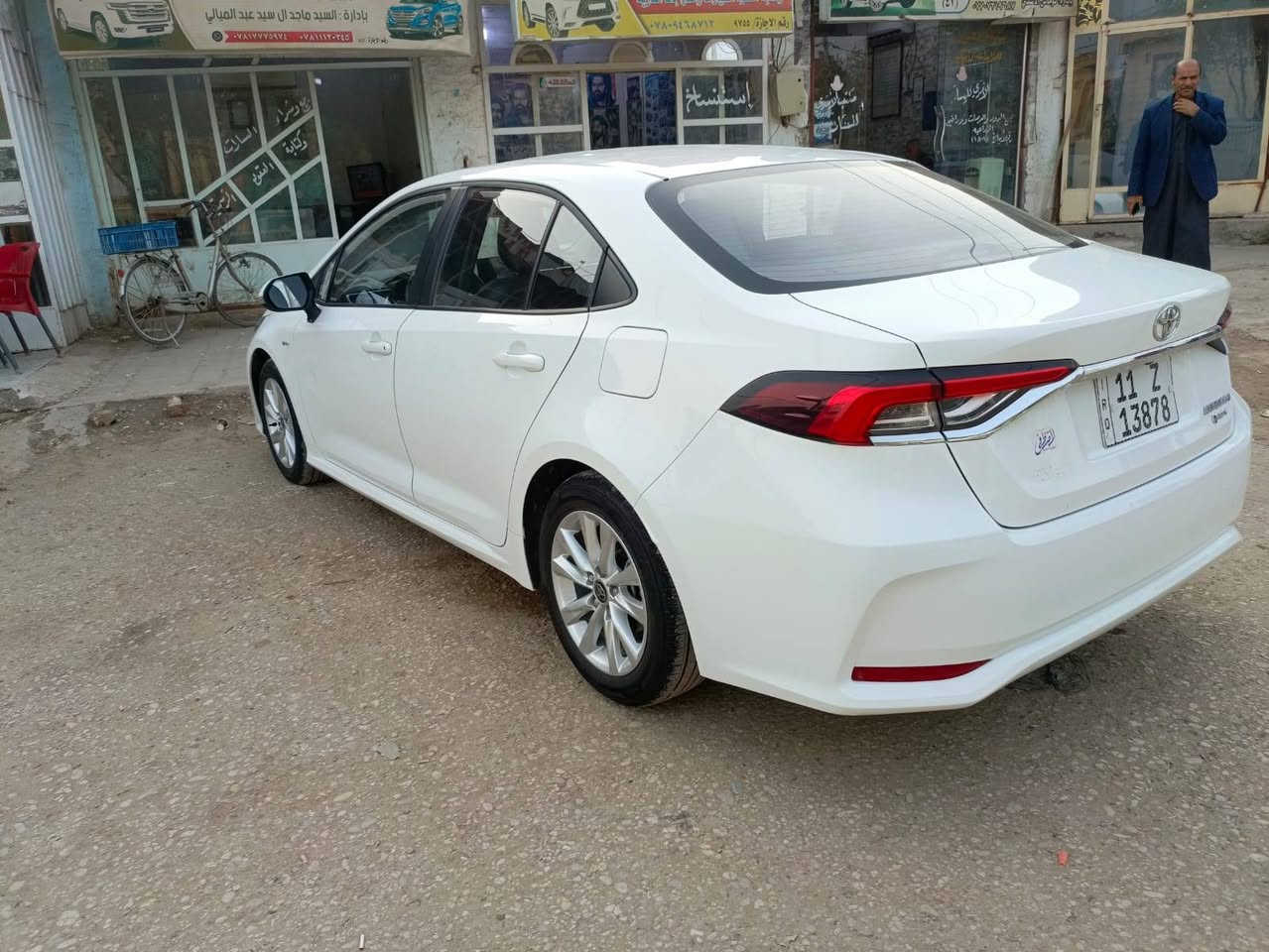 كورلا هايبرد 2025 للبيع رقم بغداد دولي بأسمي ماشية 26 الف 
السيارة مكفولة كفالة عامة ماعدا بارد بسيط السيارة جاهزة من كلشي 
المكان الديوانية قضاء غماس 
للاتصال ***********
السعر   145 وبيه مجال
