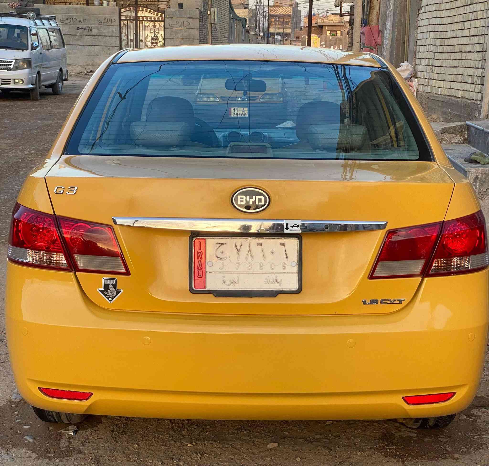 سلام عليكم بي واي دي g3 موديل 2016 مكفوله من الضربه والتبديل بيها 3 قطع صبغ فقط اثر جراد كير مكينه خير من الله تخم تاير جديد صدر امامي خلفي جديد تبريد ثلج 🧊السياره نصبه وجديده ويل كب كهربائيات كلها شغاله رقم بغداد مصفره هيئه وغرامات تحويل ثاني يوم السعر 59$ وبيها مجال العنوان بغداد البلديات الرقم  ***********
