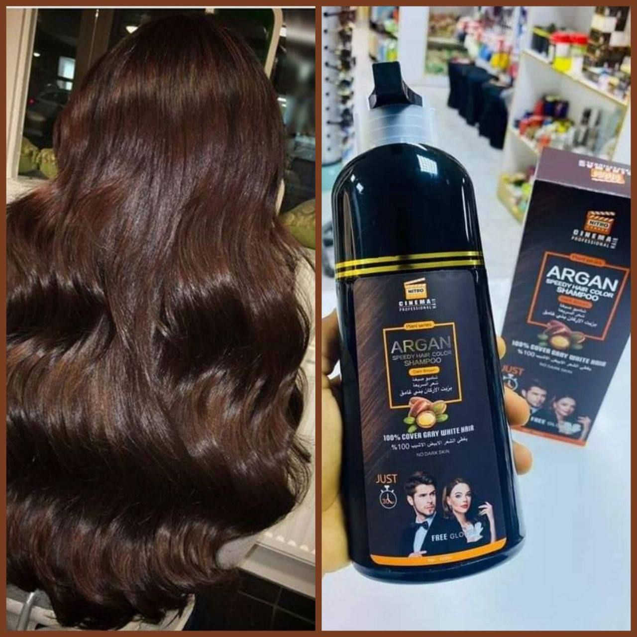 شامبو صبغة الشعر لتغطية الشيب بنسبة 100% خلال 8 دقائق
بخلاصة زيت الأرغان 
(ARGAN SPEEDY HAIR COLOR SHAMPOO)original

من ماركة (NITRO CANADA) 
😍لتغطية كاملة للشيب خلال 8 دقائق و لمدة 6 أشهر و هو مستحضر خاص مكون من أقوى  العناصر الطبيعية المهمة التي يحتاجها الشعر ليصبح أكثر قوة و كثافة و لمعانا و أقل تقصفا و تجعدا و تساقطا
*شامبو صبغة الشعر السريع بزيت الارغان ❤️
شامبو صبغة شعر سريعة طبيعي أمن على كبار السن وحل سريع وليس تغطيه شيب مؤقت بل دائمية حتى اشهر . وافضل من الصبغات التي تحتوي على مادة الألومنيوم  التى تضر بفروة رأس كبار السن.


**إذا كنت صاحب هذا الإعلان وتريد حذفه لأي سبب، رجاءا أرسل رسالة إلى الدعم الفني**
