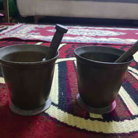 اخوان هاونين نحاس قياس الأرتفاع ١٤ سم  للبيع الاثنين ١٠٠ الف  07712390...