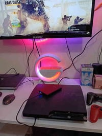 بلي ٣سلم مع جوستكين و جميع ملحقاته وهارد فارغ من العاب للبيع سعر ١٢٥ و...