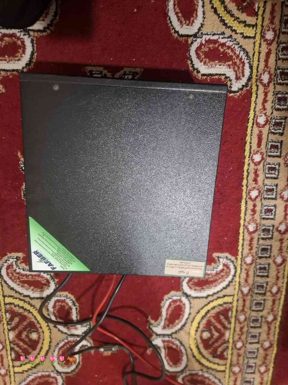 السلام عليكم عاكسة كهرباء ماركة فاربر  قوتهة 2000v فولت تشغل ١٤ انبير  وتشتغل بنضامين تكدر تشغلهة ١١ انبير وتكدر ١٤ انبير  
 السعر ٣٠٠ الف 
لتواصل ***********
