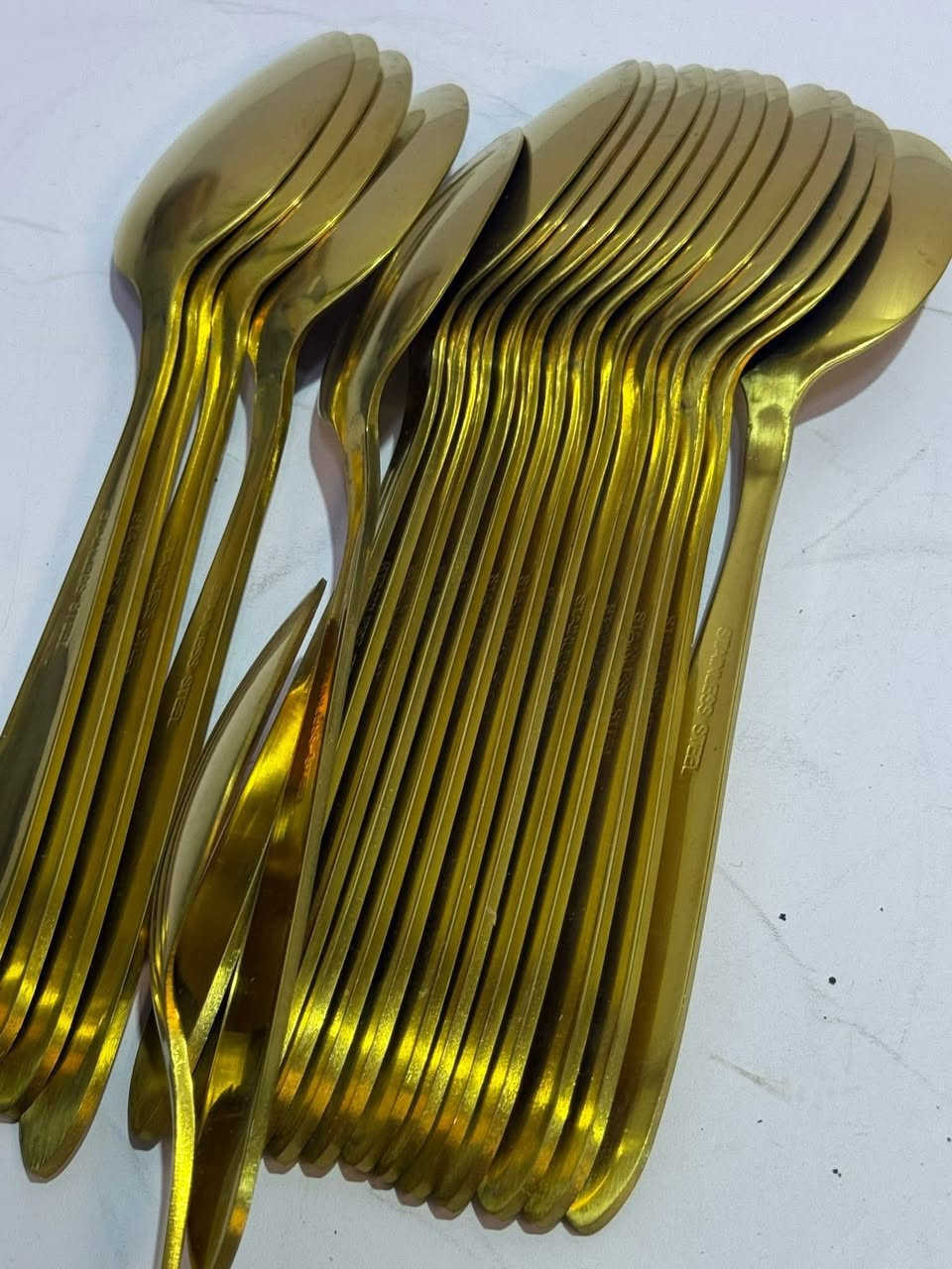 خواشيك ذهبي وزن ثقيل مختوم ومحفور ستال ستيل الشكل موضح بالصور على الفحص 20 قطعة كلهم ب10 الف


**إذا كنت صاحب هذا الإعلان وتريد حذفه لأي سبب، رجاءا أرسل رسالة إلى الدعم الفني**