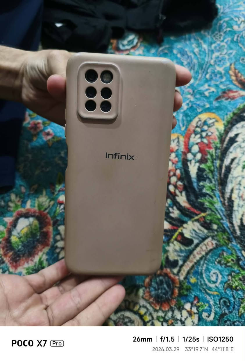 انفنكس نوت11برو ذاكرة 256 بي فطر شاشة وجامة كامرة خلفية نفس مموضحة كدامكم جهاز كلشي مابي سعرة100 يرهم مراوس


**إذا كنت صاحب هذا الإعلان وتريد حذفه لأي سبب، رجاءا أرسل رسالة إلى الدعم الفني**