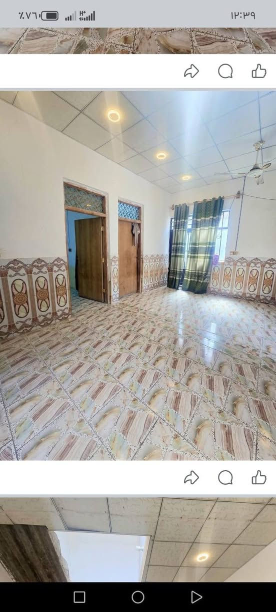 بيت للبيع قرب أسواق الأمير ١٧٠ متر صب فوك جوه بلوك غرف عدد ٢ صاله استقبال مطبخ صحيات ٢ مكشوفات صحيات خارجي وداخلي غرفه فوك ماكامله بيت نضيف السعر ٤٥مع المجال ارضيه ابو سلين سيراميك *********** واتساب غير متواجد عالفيس
